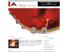 Tablet Screenshot of advikinvestmentcast.com